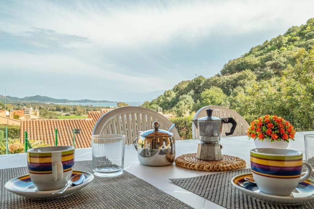 Sea View- 5 Minutes From The Beach Garden, Wi-Fi, Bbq Costa Rei Exterior photo